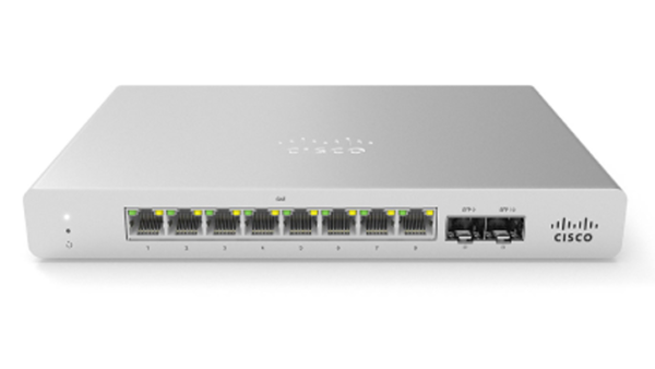 MS120-8 Switch de acceso compacto con PoE+ opcional - Image 2