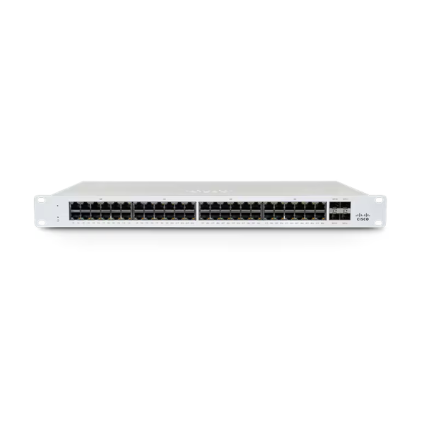 MS130-48 Potente switch de tamaño completo con PoE+ y mGig opcionales